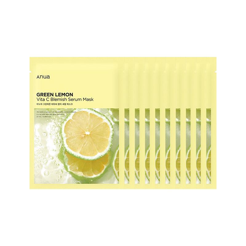 Anua Green Lemon Vita C Blemish Serum Mask