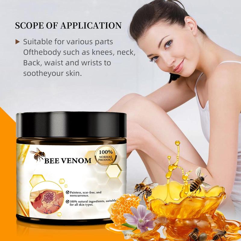 Bee Venom Smooth Moisturizing Cream, Hydrating Nourishing Cream, Moisturizer For Women & Men All Skin Types