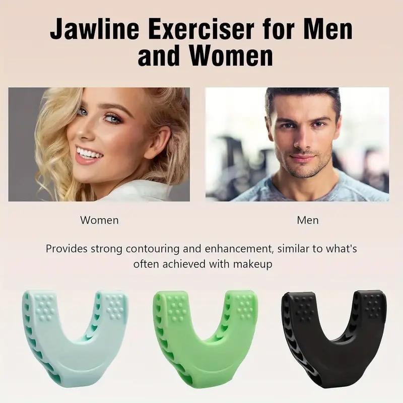 Facial Exerciser, 1 Set Jawline Exerciser for Tighten, Tone & Strengthen, Face Muscle Training Tool for Men and Women, Comfort Jawline Shaper, Gym Equipment