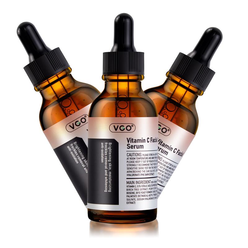 VGO Vitamin C Facial Serum Essence, 30ml   60ml  Skincare Face Serum, Moisturizer Gentle Serum Vitamina CMoisturizing cream  deep hydration easily absorbed winter Moisturizer dry skin Reduce wrinkles brightening serum even skin tone oil control serum