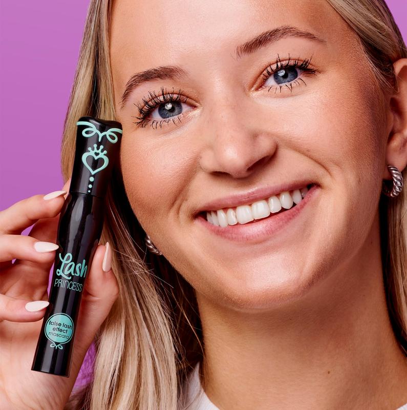 Lash Princess Mascara, with false lash effect. Volumizing, lengthening, cruelty free and paraben free.