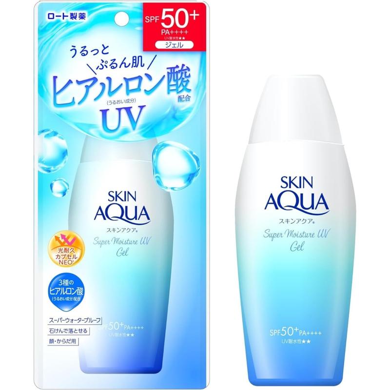 Rohto Skin Aqua Super Moisture Gel Sunscreen SPF50+・PA++++ 110g