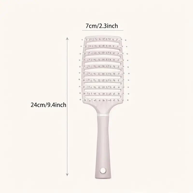 Simple Plain Vented Detangling Hair Brush (1 2 3 Counts), Massage Hair Brush for Detangling, Dry Curly Thick Straight Hair Brush, Perfect for Everyday Use, Christmas, Christmas Gift