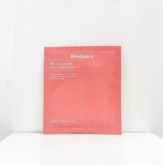 [Official BIODANCE Partner] Bio-Collagen Real Deep Mask 4ea, Hydrating, Pore Minimizing, Hyaluronic Comfort Mask Sheet, Korean Skin Repair)