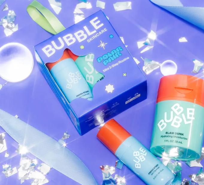 [HOLIDAY SALE] Bubble Polar Pair Holiday Gift Set – 2-Step Routine Skincare Set with Slam Dunk (30ml), Fresh Start (10ml), Perfect for Winter Skin Hydration!