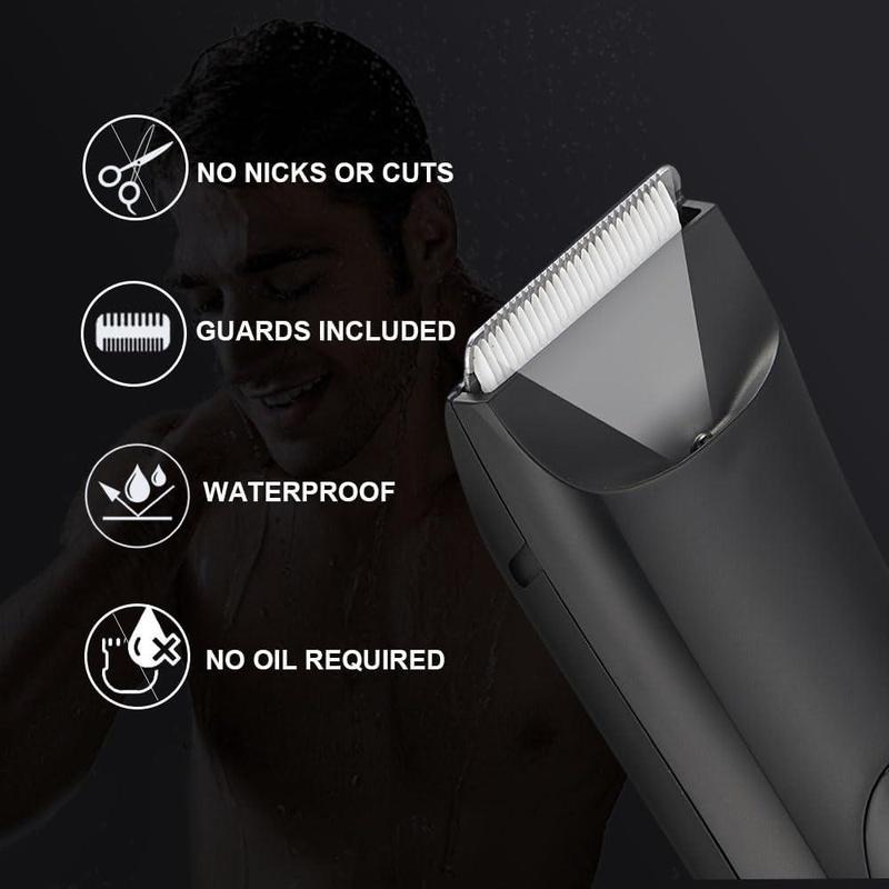 Electric Hair Shaver for Women, USB Rechargeable Body Hair Trimmer, Gentle Hair Trimmer with Replacement Heads, Personal Care Appliances for Men