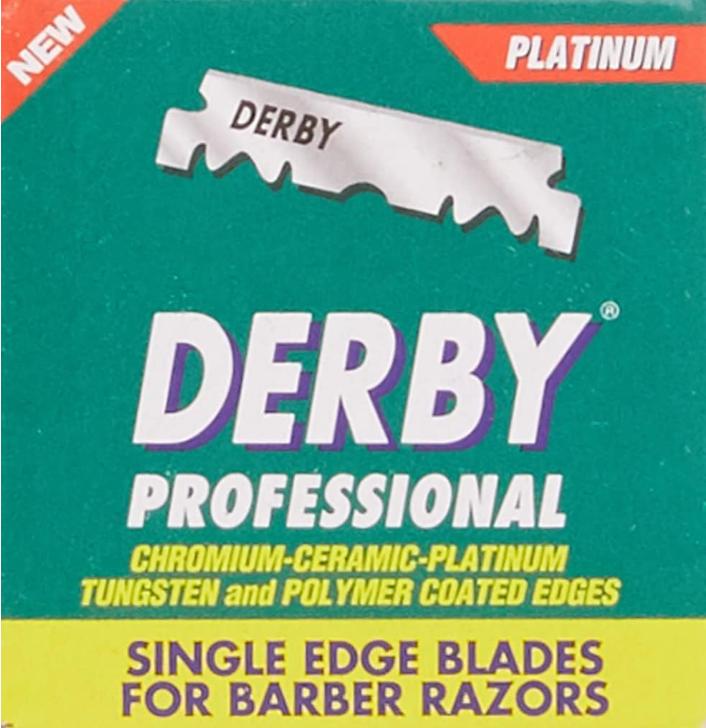 Derby Professional Single Edge Razor Blades - Pack of 100 for Smooth and Precise Shaves