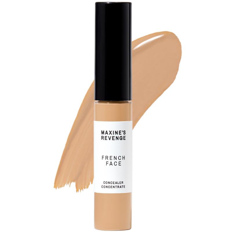 French Face Concealer Concentrate; Hydrating Full-Coverage Multi-Use Makeup for Even, Healthy-Looking Skin Over 40+, creamy concealer for mature skin.