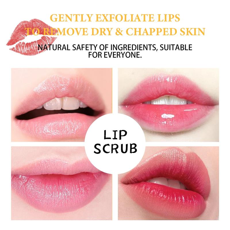 EELHOE Honey Lip Scrub 30g Moisturizing Lips Moisturizing Magic Color Diminish Lip Corners Skincare Lip Care Comfort Moisturizer