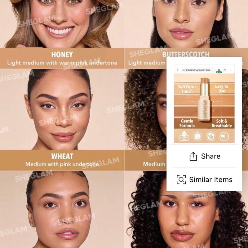 Sheglam Stick Foundation for Flawless Makeup - Concealer