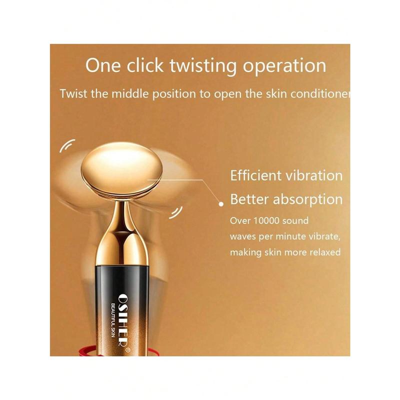 Ultrasonic Facial Skin Tightening And Lifting Beauty Device, Including Neck, Eye And Face Massager, Without Battery Spa Beauty Equipment