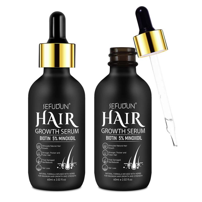 Hair Strengthening Serum with Micro-needle Roller, 1 Box Nutrual Hair Care Essence, Hair Care & Styling Product for Men & Women, Christmas Gift