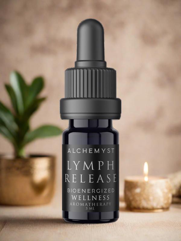 LYMPH RELEASE - Bioenergized Certified Organic Lymph System Detoxification Massage Aromatherapy