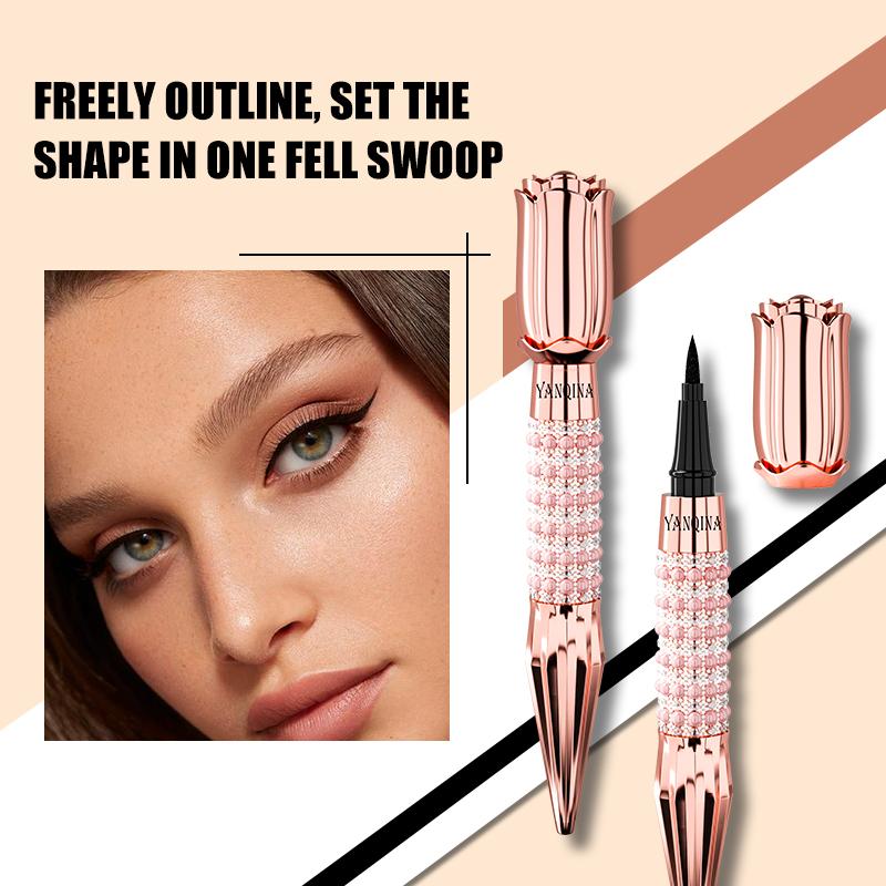 Waterproof and Long-Lasting Queen's Scepter Gold Rose Eyeliner with Precise and Flexible Pen Tip Lipliner Makeup eyebrow pen Cosmetic