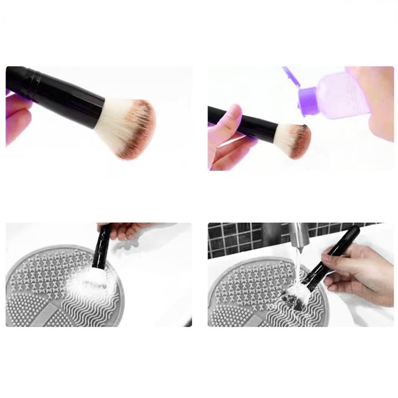 Silicone Makeup Brush Scrubber for Cleaner Pad, Suitable for Makeup Brush , Sponge , and Powder Puff