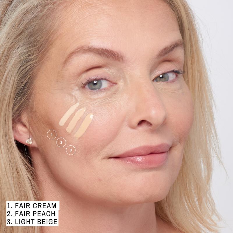 French Face Concealer Concentrate; Hydrating Full-Coverage Multi-Use Makeup for Even, Healthy-Looking Skin Over 40+, creamy concealer for mature skin.