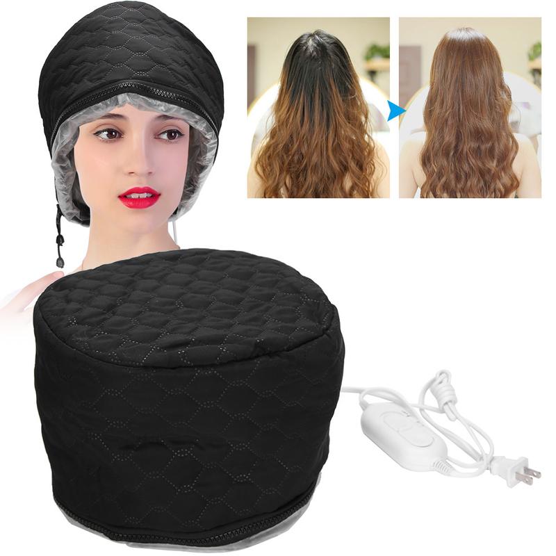 Adjustable Electric Heating Hat for Hot Oil Treatment Hair Care