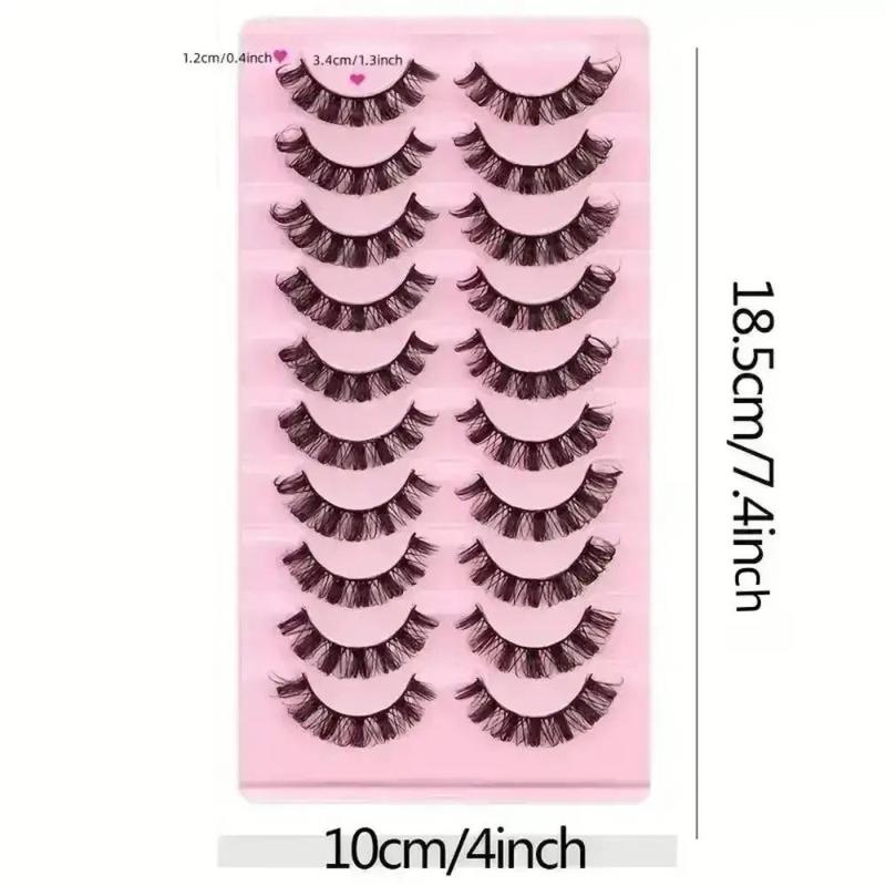 Russian Curled False Eyelashes, 20 Pairs Curling Lash Cluster Kit, Russian Lash Artist Lashes, Lash Extension Kit for Women,fluffy Eyelash Extension Kit, Eye Makeup Cosmetic Beauty Gifts, Lashes Extension Kit