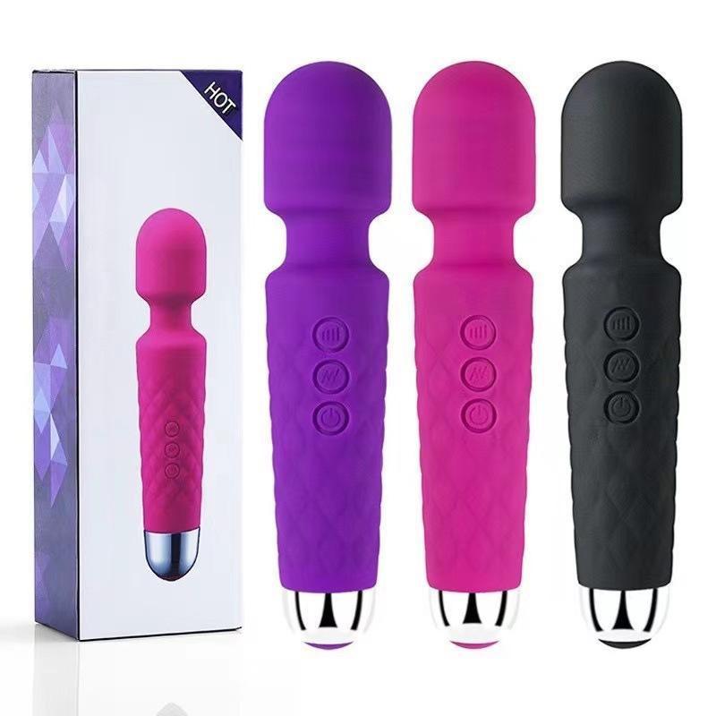 Rechargeable Personal Massager - Powerful Multi Speed - Whisper Quiet - for Muscle Tension Relief in Neck, Back, Shoulders, Legs and Feet - Black