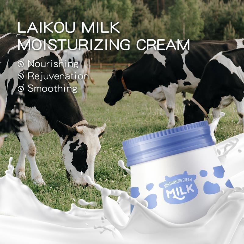 LAIKOU Soothing Milk Moisturizer, 2 Counts Deep Moisturizing Milk Cream, Skincare Product for Women and Girls