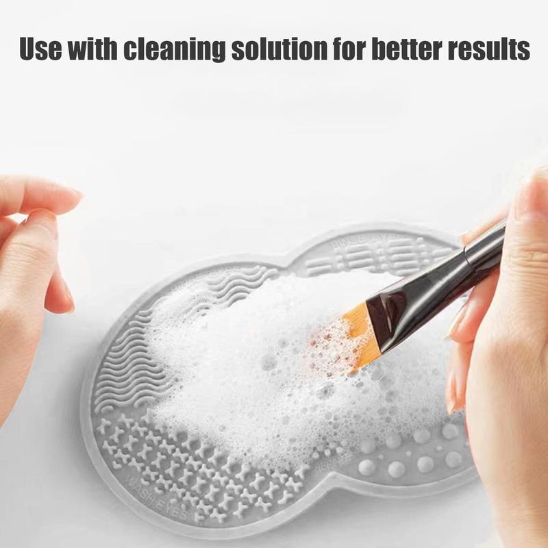 Silicone Makeup Brush Scrubber for Cleaner Pad, Suitable for Makeup Brush , Sponge , and Powder Puff