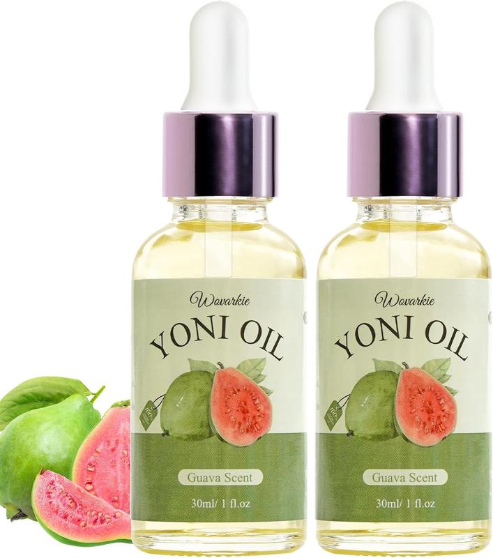 2Pcs Yoni Oil Feminine Oil for Women pH Balance, Vaginal Moisturizer Odor Eliminator, Feminine Care All Natural Yoni Essential Oil, 1 fl oz pc(Cherry)