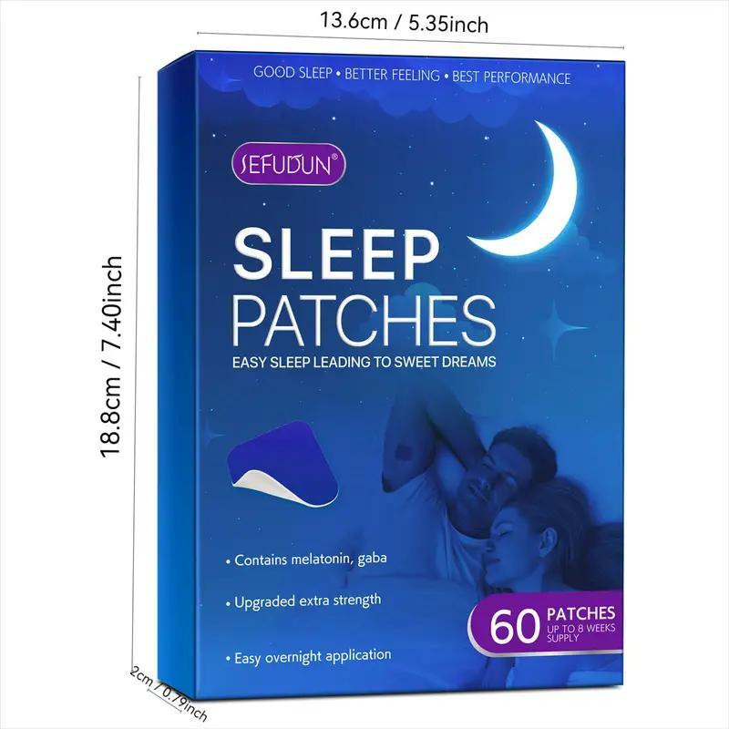 Sleep Patch, 60pcs box Deep Sleeping Patch, Convenient To Carry, Deep Relaxation, Relieve Muscle Tension, Improve Sleep Quality