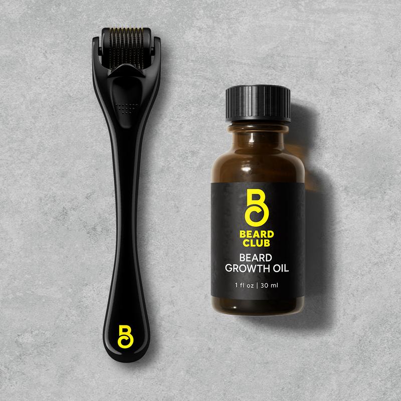 Derma Roller Starter Kit - Derma Roller and Beard Growth Oil