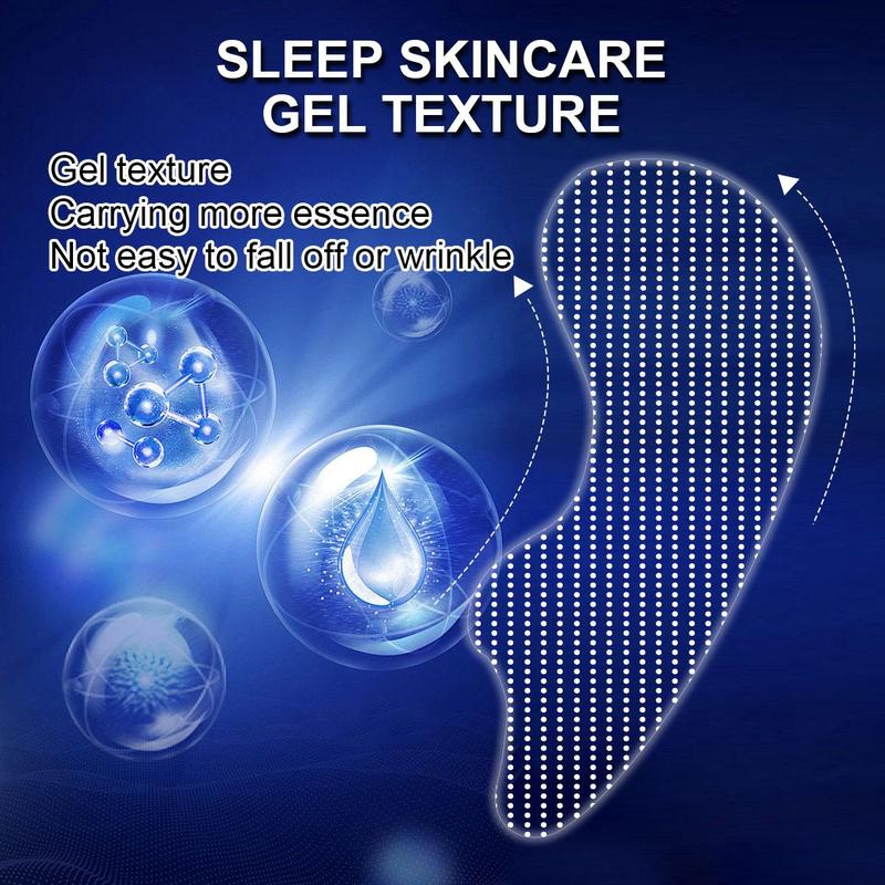 Moisturizing Facial Mask for Men, 5 Pairs Hydrating Facial Care Patches for Soothing Dry Skin, Daily Skincare Products for Men