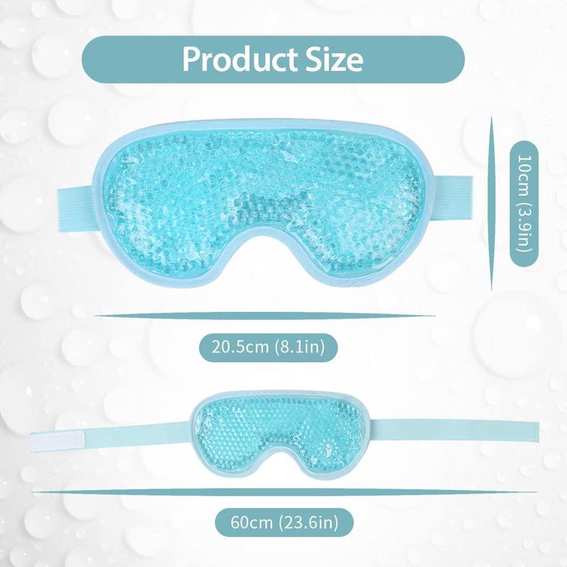 Cooling Ice Sleeping Mask, 2 Counts set Cold & Warm Sleep Compress For Post Surgery, Puffiness, Allergies, Sinuses & Migraines, Skincare Tool For Women & Men