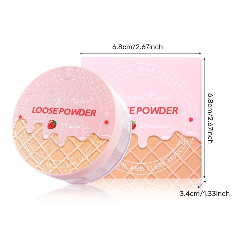 Multi-color Loose Powder Palette, 4 Counts set Long Lasting Matte Powder, Oil Control Makeup Setting Powder, Face Makeup Accessories for Women & Girls