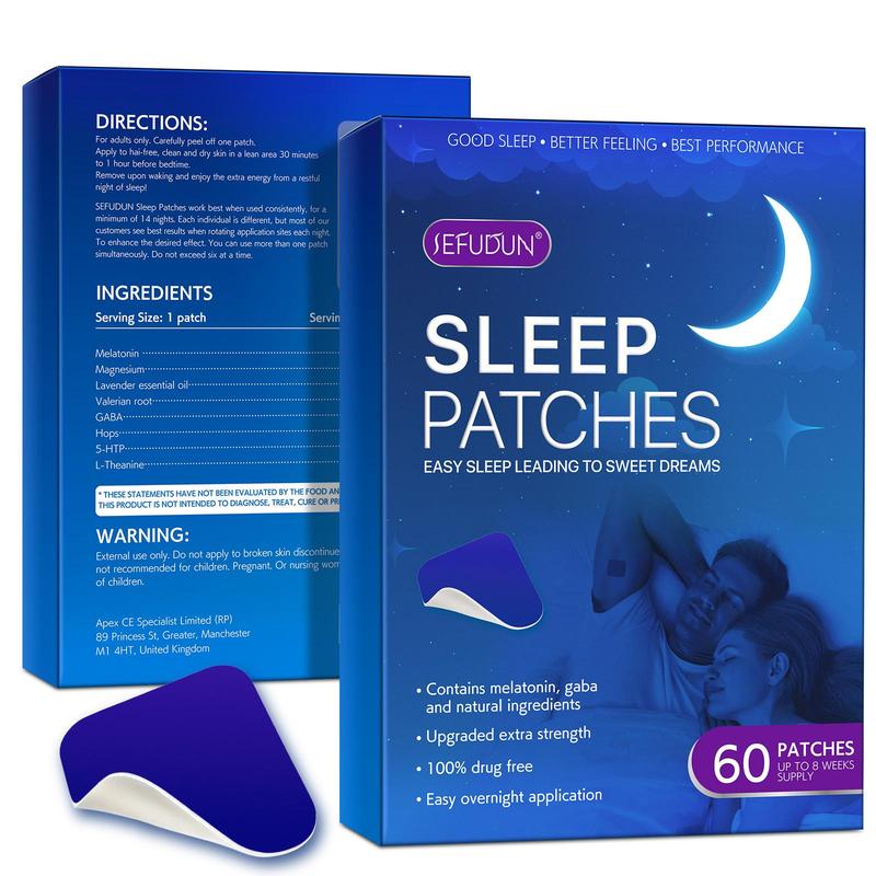 Sleep Patch, 60pcs box Deep Sleeping Patch, Convenient To Carry, Deep Relaxation, Relieve Muscle Tension, Improve Sleep Quality