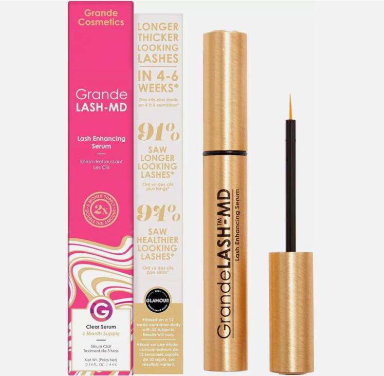 2 pack Grande LASH-MD Lash Enhancing Serum Eyelash Growth Serum 4ml