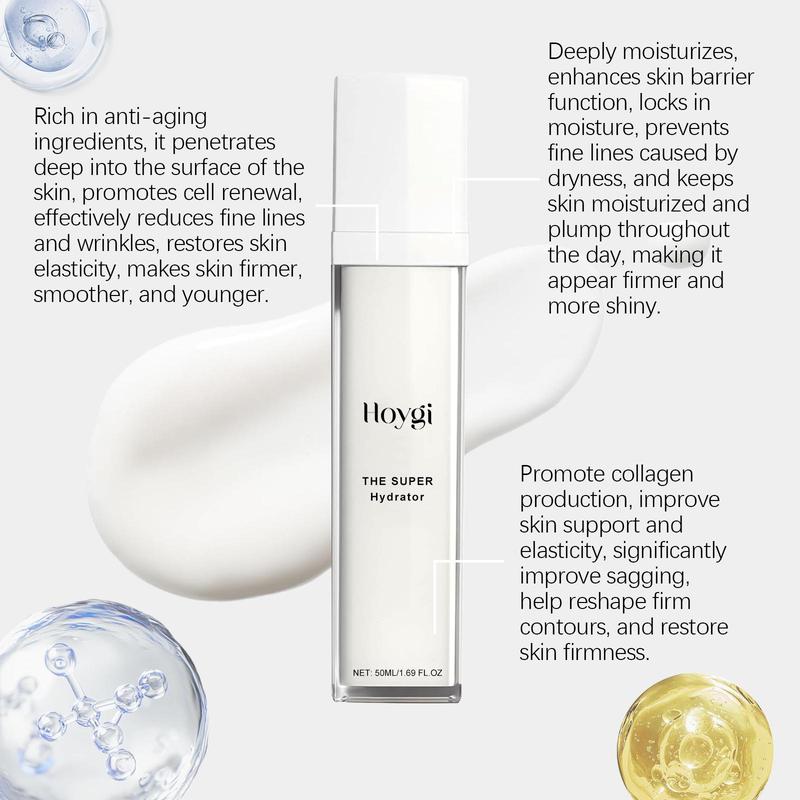 Hyaluronic Acid Moisturizing Serum, Hydrating Facial Essence, Firming and Nourishing Skin Care Product for Women & Men