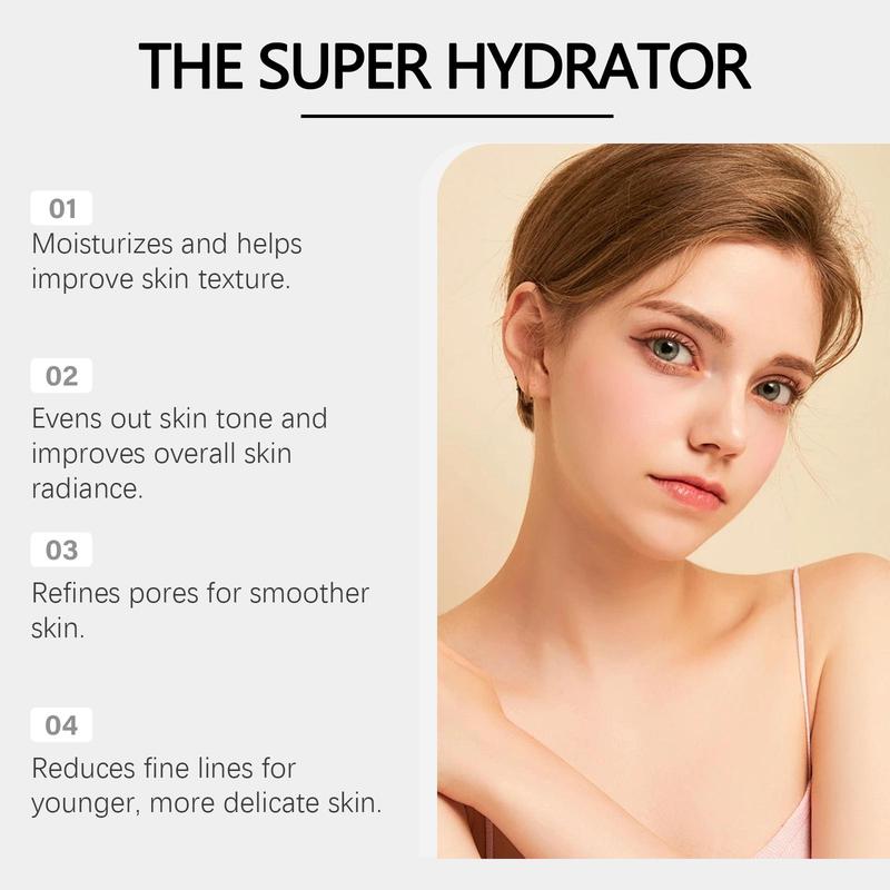 Hyaluronic Acid Moisturizing Serum, Hydrating Facial Essence, Firming and Nourishing Skin Care Product for Women & Men