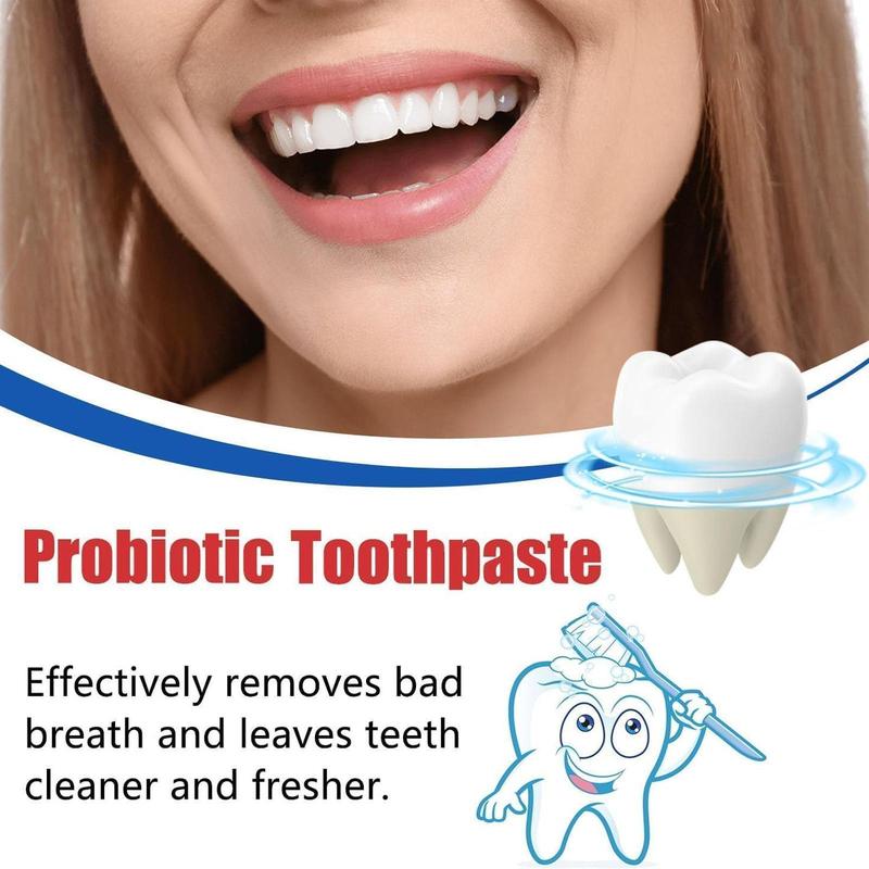 [+$5 GET 2PACK] SP-6 Probiotic Toothpaste：Enhanced Formula Balances The Oral Microbiome, Removes Stains, And Provides Long-lasting Fresh Breath.SP 6 Toothpaste, Fresh Breath, Deep Cleaning Care Toothpaste