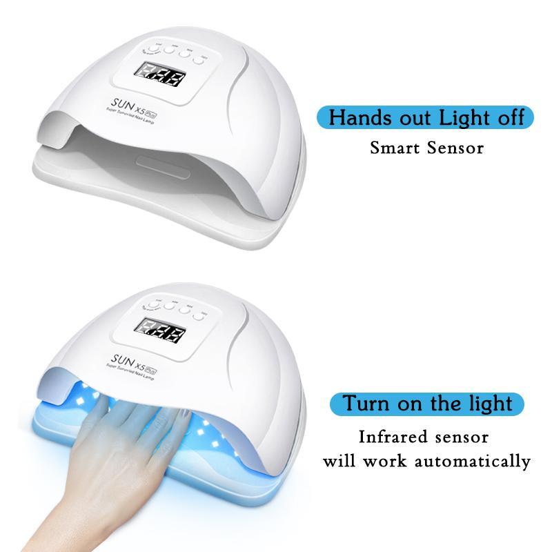 LED Nail Lamp, Professional UV Nail Lamp for Curing All Gel Nail Polish, Manicure Pedicure Salon Tool, Nail Art Tool for Women & Girls, Christmas Gift