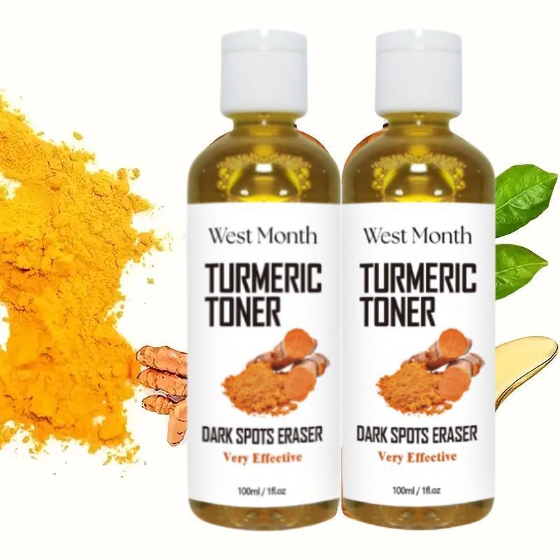 Turmeric Hydrating Toner, 2 Counts set Collagen and Mint Leaf Extract Moisturizing Toner, Facial Skincare Product for Women & Men