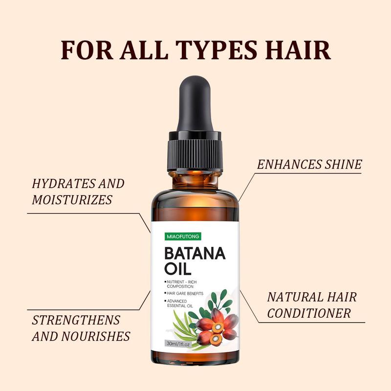 Batana Oil & Rosemary Mint Scalp & Hair Strengthening Oil, 3 Counts set Hair Care Products, Hair Care for Women & Men for All Hair Types