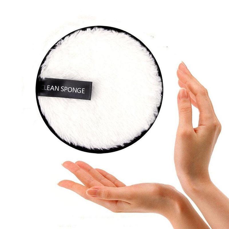 Makeup Remover Puff, Soft Makeup Remover Pads, Professional Makeup RemoverSkin Care Fuzzy Puff for Face, Eye, Lip, Facial Skin Care Tool