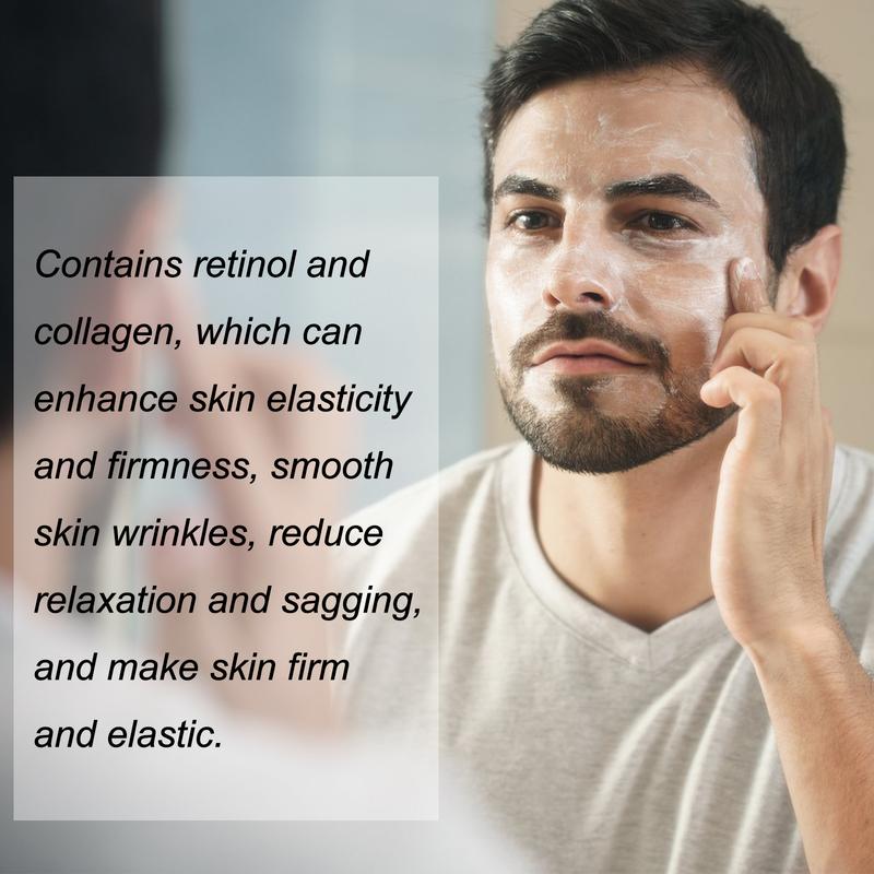 Men's Collagen Anti-Wrinkle Cream, 50g - Lightens Fine Lines, Tightens & Hydrates Facial Skin - Comfort, Skincare Hyaluronic Hyaluronic Acid