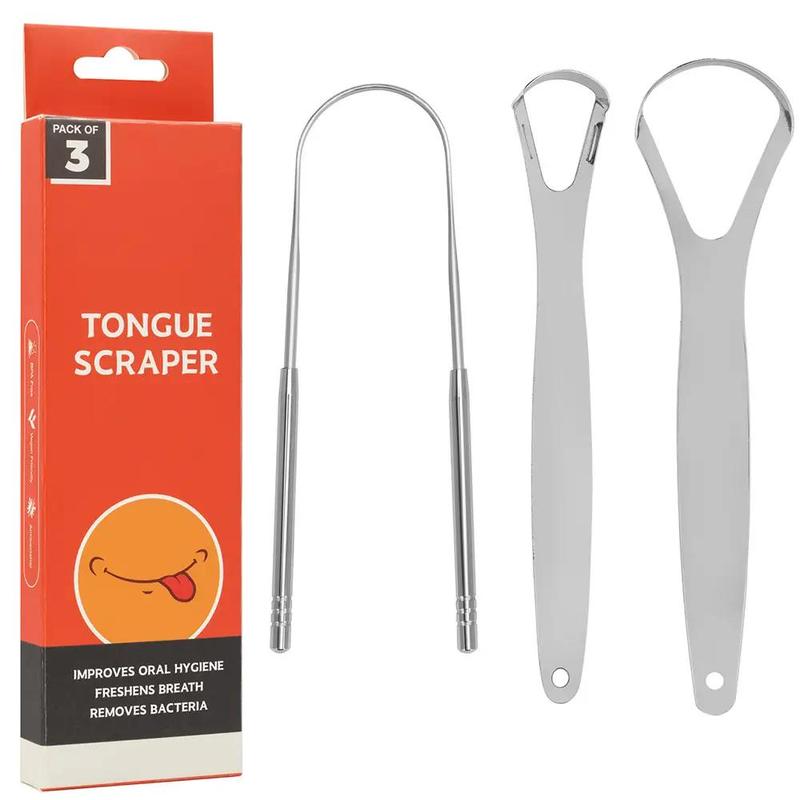 Tongue Scraper, 1 Set Portable Tongue Cleaner, Oral Care Tool for Cleaning Mouth Odor, Daily Oral Care Product for Adults, Oral Hygiene Care Products