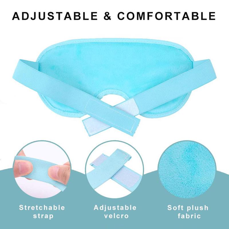 Cooling Ice Sleeping Mask, 2 Counts set Cold & Warm Sleep Compress For Post Surgery, Puffiness, Allergies, Sinuses & Migraines, Skincare Tool For Women & Men