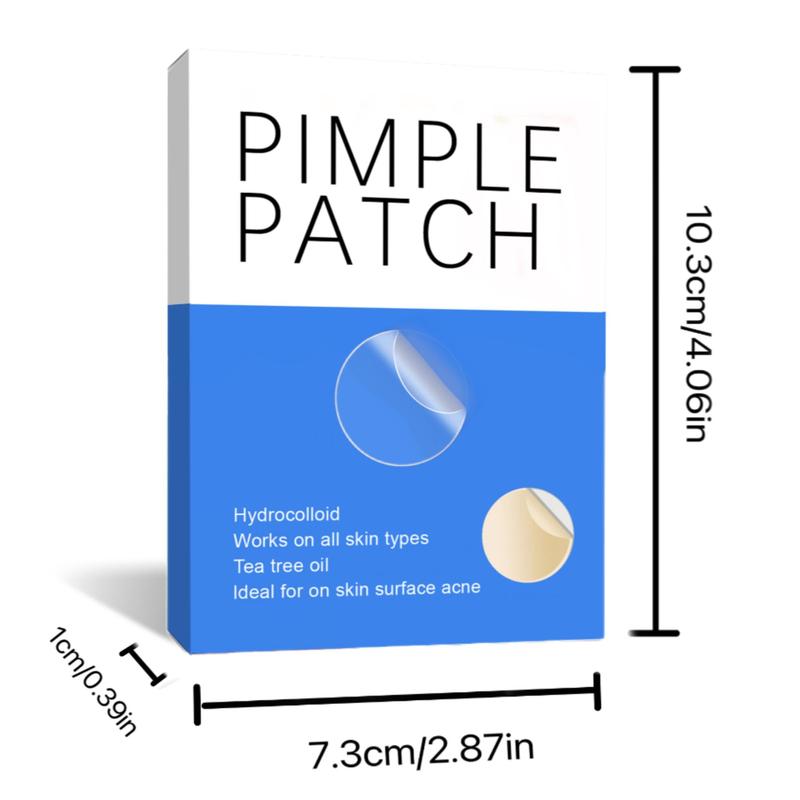 Round Acne Patches, 720pcs box Hydrocolloid Acne Cover Patches, Invisible Acne Patches, Skin Care Products for Women & Men