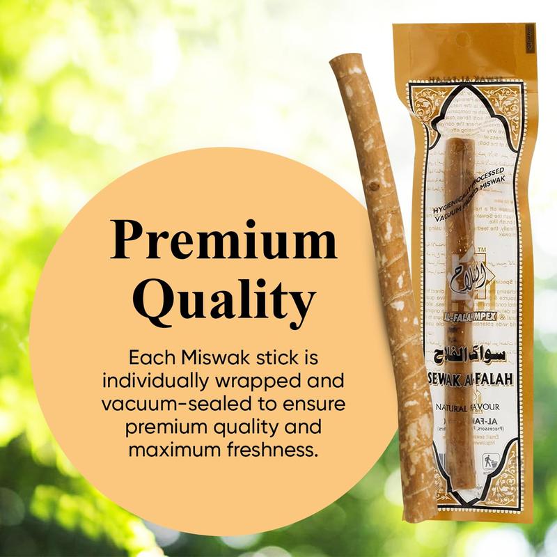 Miswak (Traditional Natural Toothbrush) (10 Pack) by Sewak Al-Falah