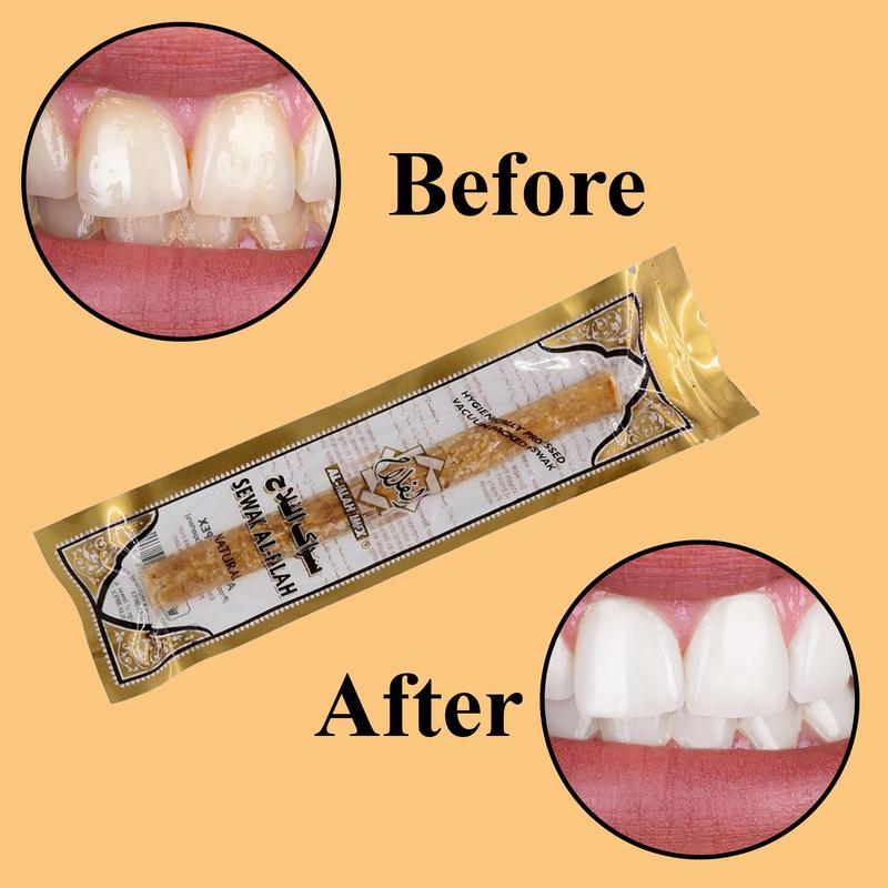 Miswak (Traditional Natural Toothbrush) (10 Pack) by Sewak Al-Falah