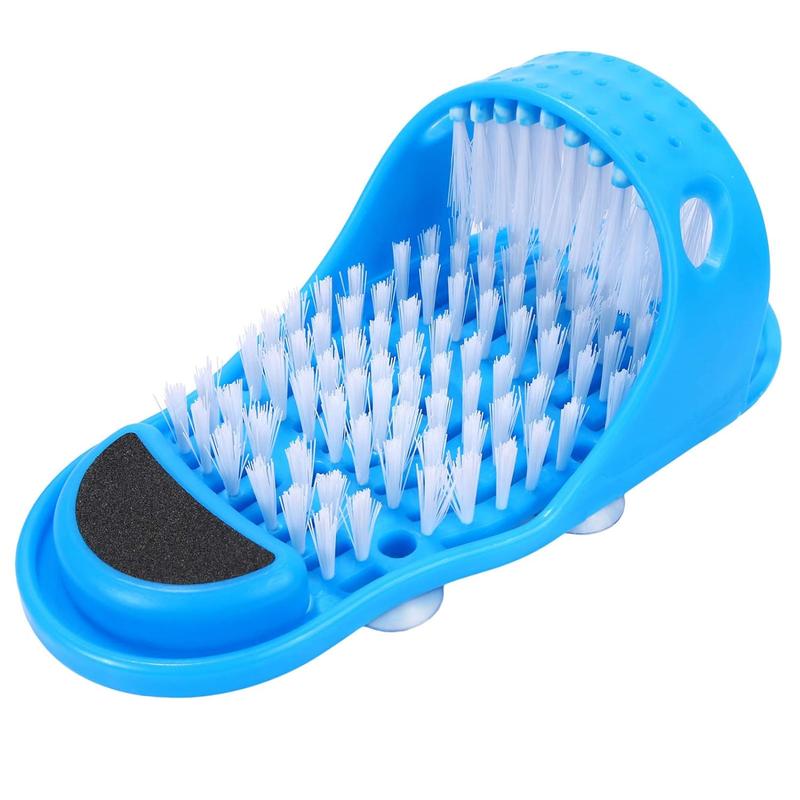 Feet Cleaner, Exfoliating Foot Massager and Slipper for Unisex Adults, Easy and Effective Foot Scrubber and Shower Spa, Simple and Convenient Feet Cleaning Brush