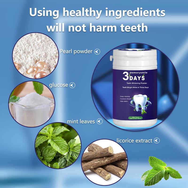 Teeth Whitener, Oral Hygiene Clean, Oral Care Product for Home & Travel, Teeth Whitening Product