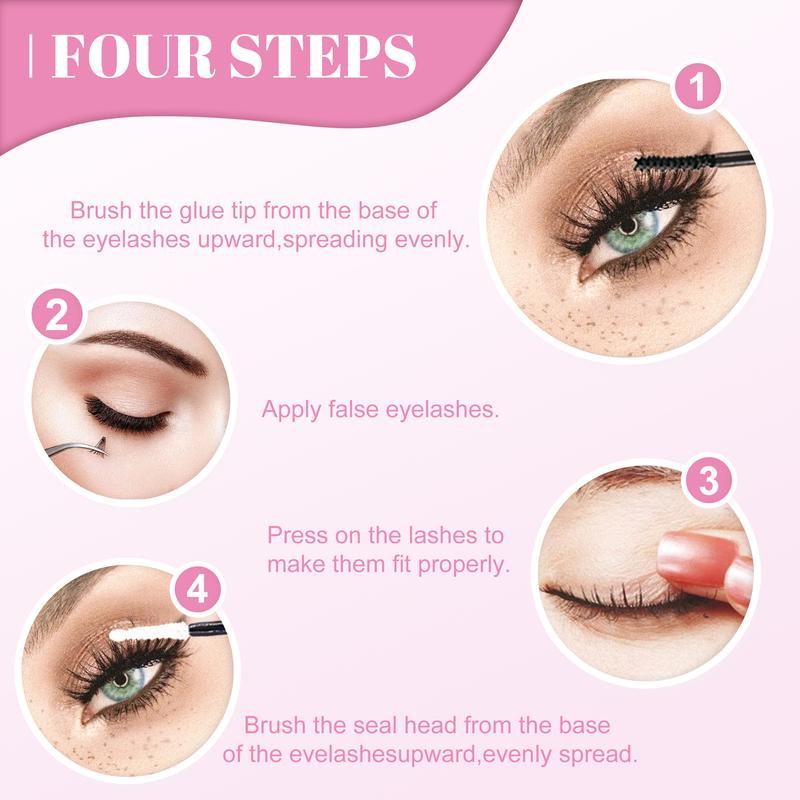 Mega volume lashes DIY Eyelash Extension Kit 240 Eyelash Kits Eyelash String D Curl 9-17mm 30-40D Individual Eyelashes with Eyelash Bonding and Sealing and Removal Eyelash Applicator Can be used at home Eyelash Extensions Makeup Salon Cosmetic Lash Glue