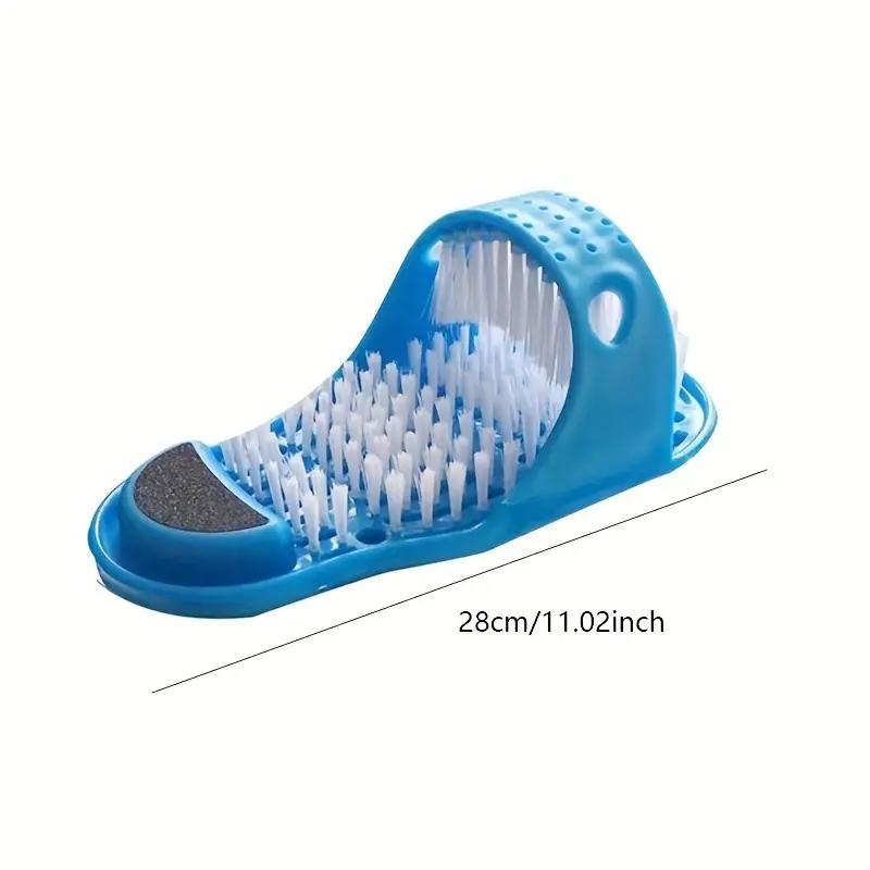 Feet Cleaner, Exfoliating Foot Massager and Slipper for Unisex Adults, Easy and Effective Foot Scrubber and Shower Spa, Simple and Convenient Feet Cleaning Brush